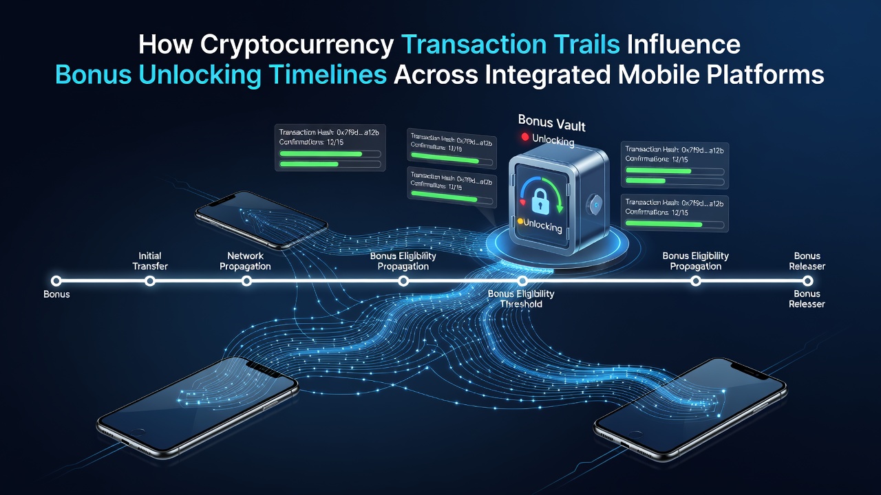 Mobile poker and slot interface displaying bonus unlock progress tied to blockchain verification